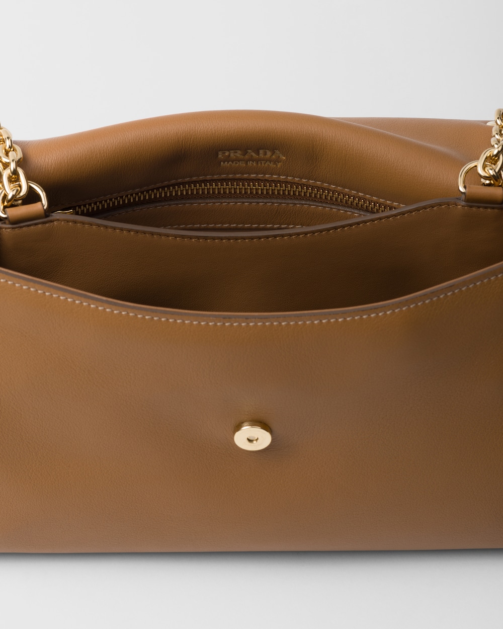 Replicate Prada Doux Medium Leather Shoulder Bag(1:1 replica)