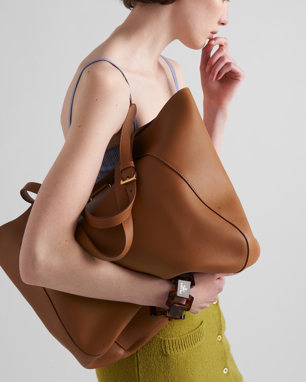 Replicate Large Leather Tote Bag(1:1 replica)