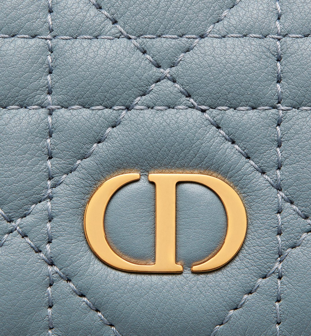Replicate Dior Caro Glycine Wallet(1:1 replica)