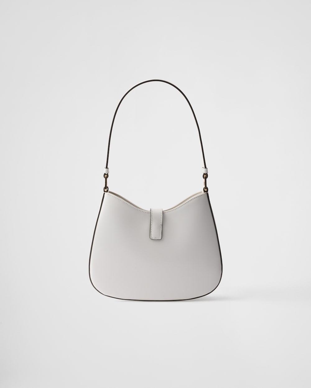 Replicate Prada Cleo Brushed Leather Shoulder Bag With Clasp Closure(1:1 replica)