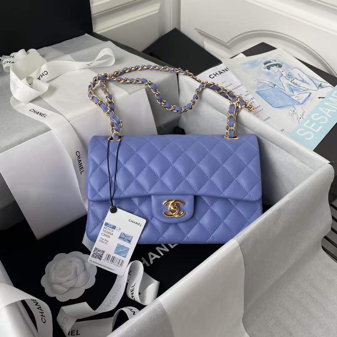 Replicate Chanel Small Classic Handbag Gold Hardware(1:1 replica)