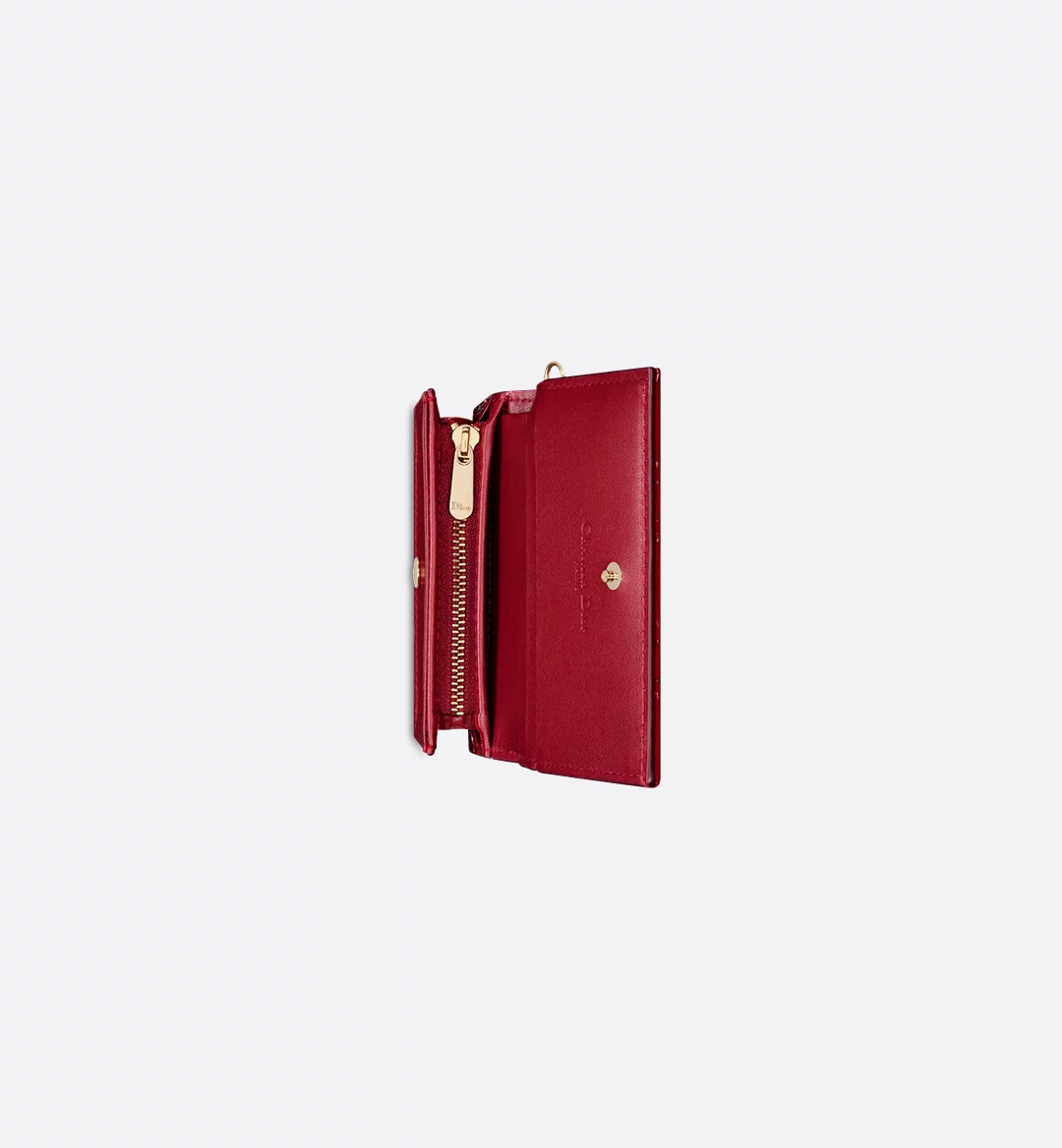 Replicate Mini Lady Dior Gardenia Wallet(1:1 replica)