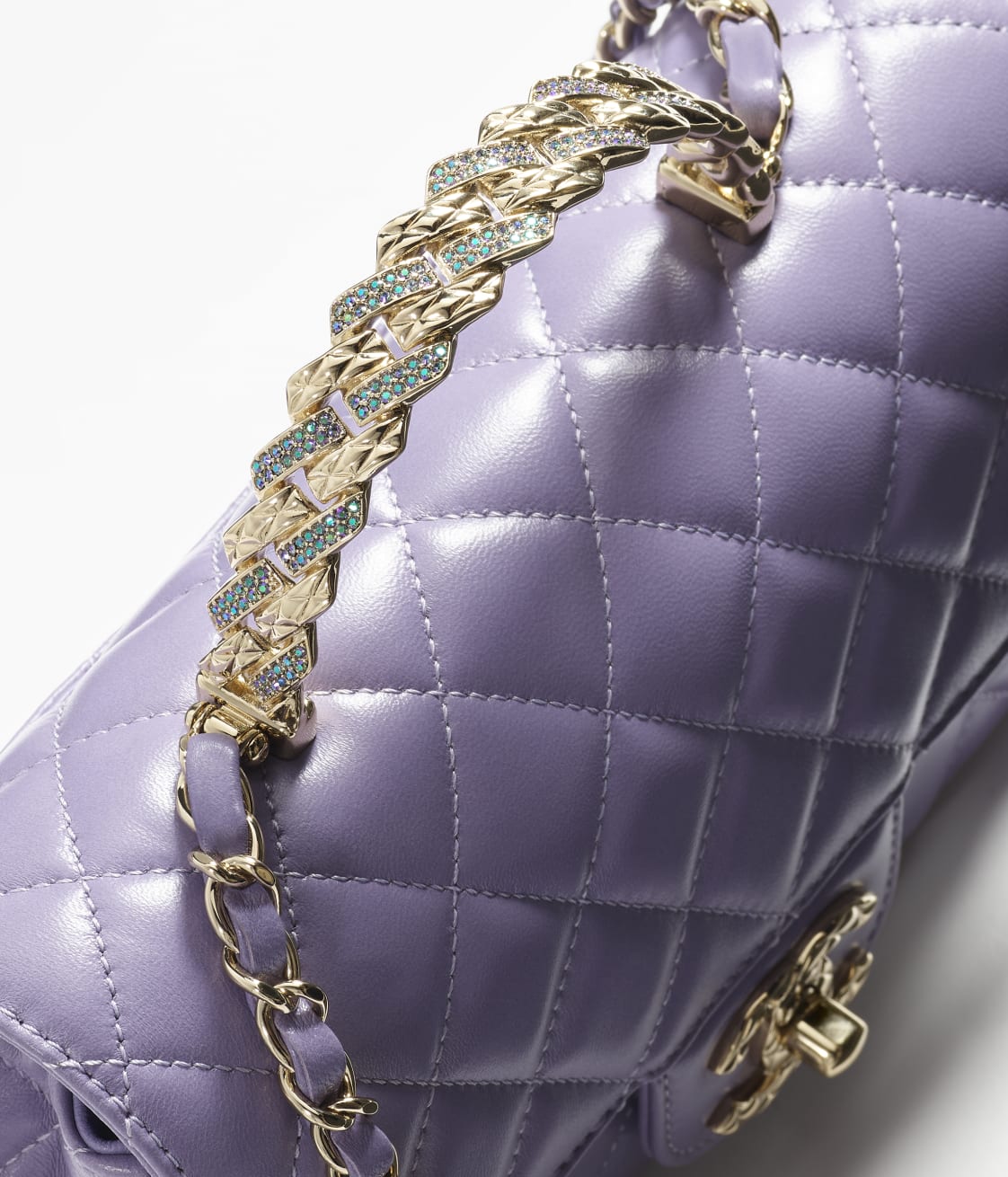Replicate CHANEL MINI FLAP BAG WITH TOP HANDLE(1:1 replica)
