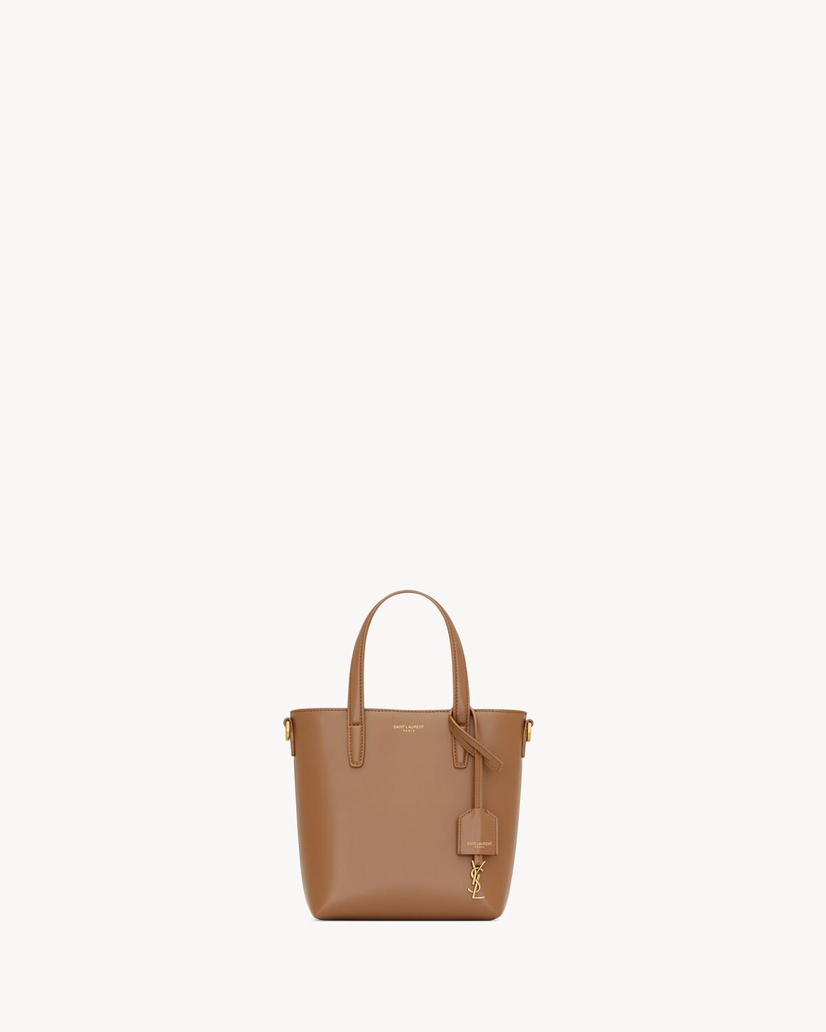 Replicate YSL Mini Toy Shopping Saint Laurent in Box Leather(1:1 replica)