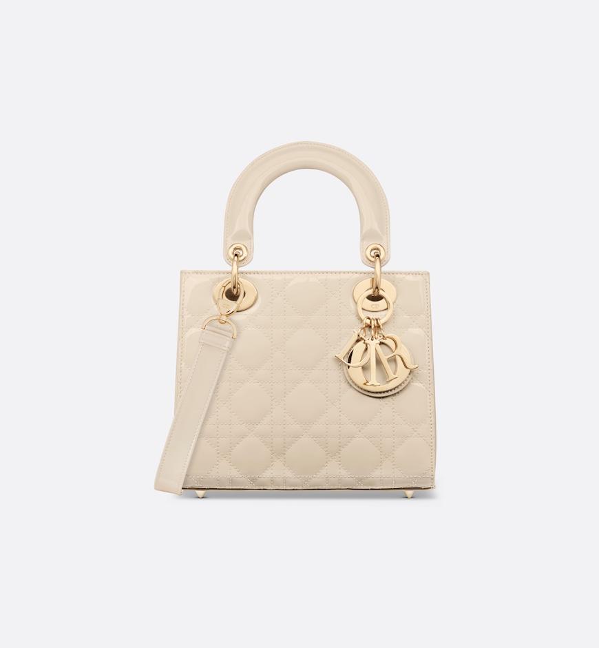 Replicate Dior Small Lady Dior Bag HandBags- patent leather(1:1 replica)