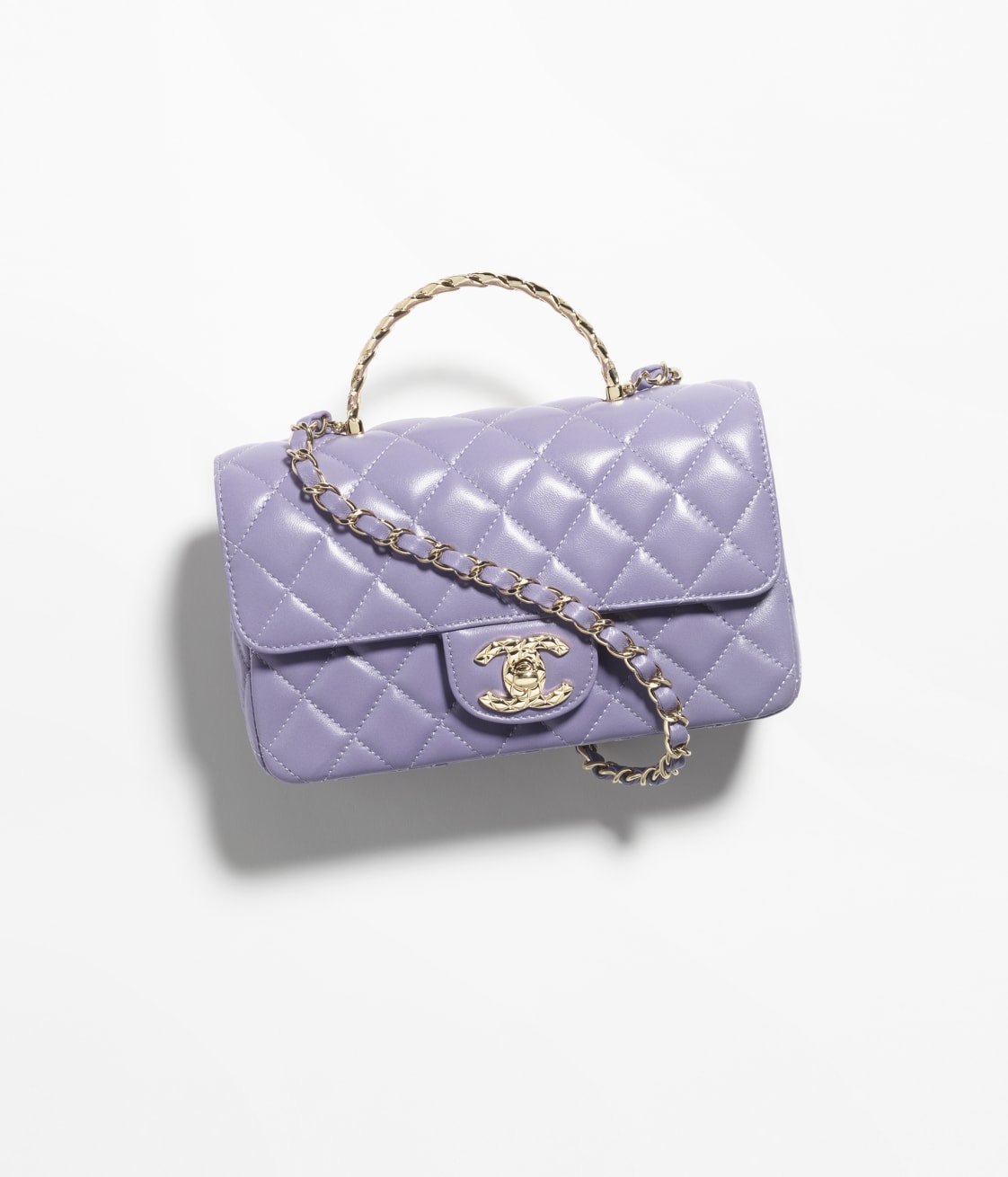 Replicate CHANEL MINI FLAP BAG WITH TOP HANDLE(1:1 replica)