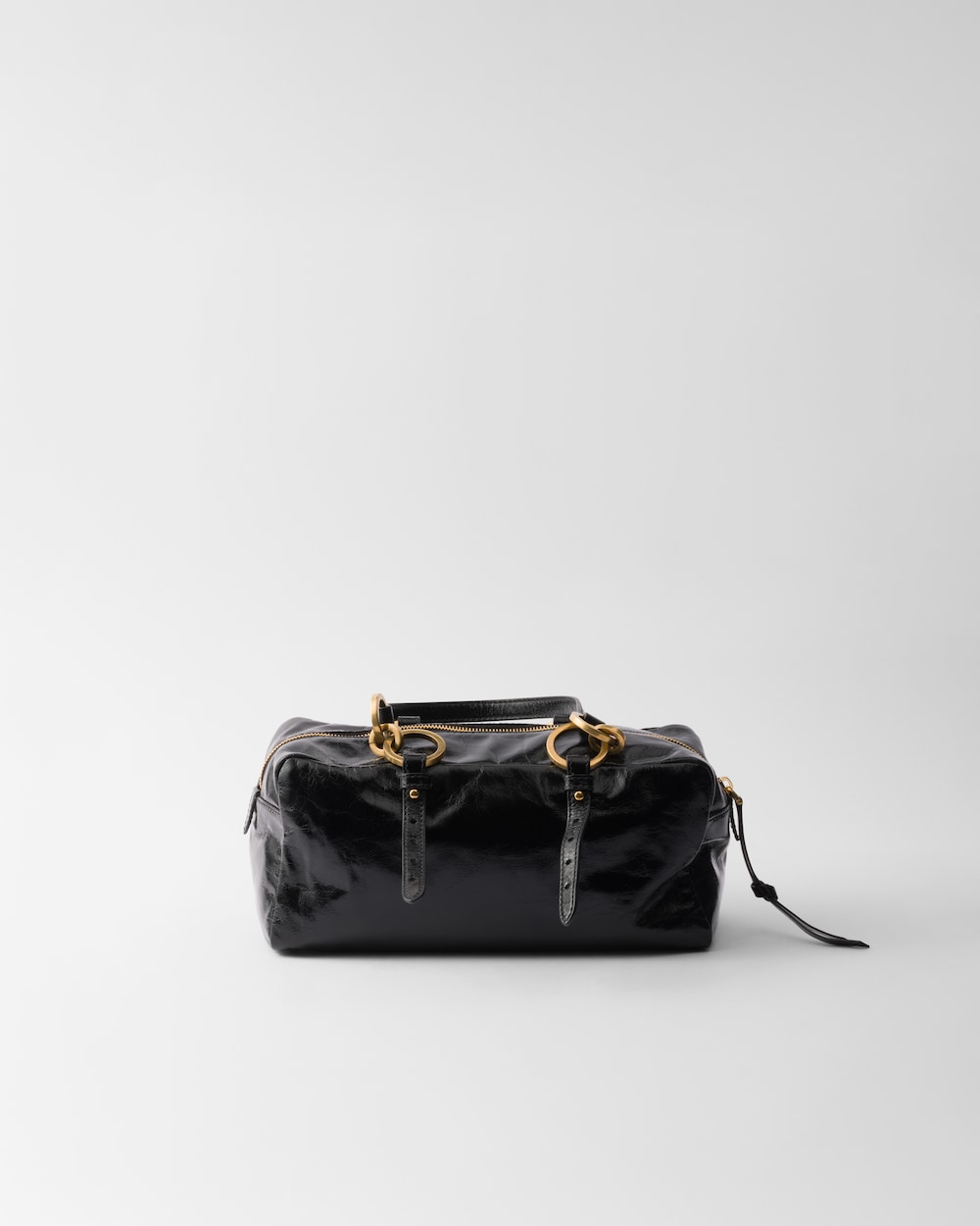 Replicate Prada Dangle Medium Leather Top-Handle Bag(1:1 replica)