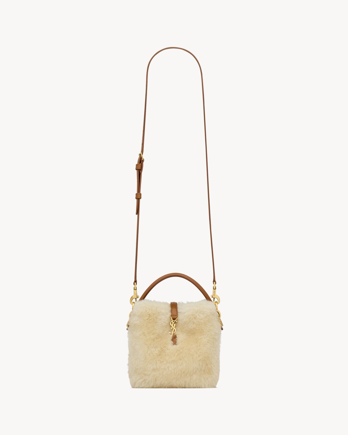 Replicate YSL Le 37 Mini In Shearling(1:1 replica)