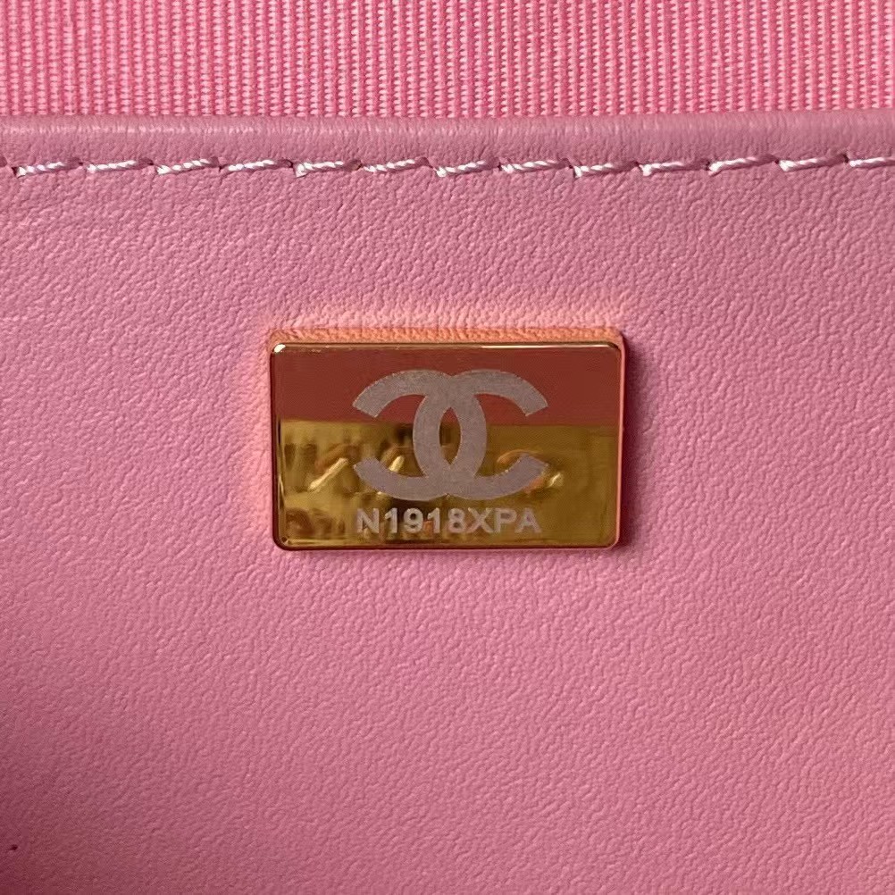 Replicate Chanel 24C AS4579 Star Bag Pink Lambskin Light Gold Hardware(1:1 replica)