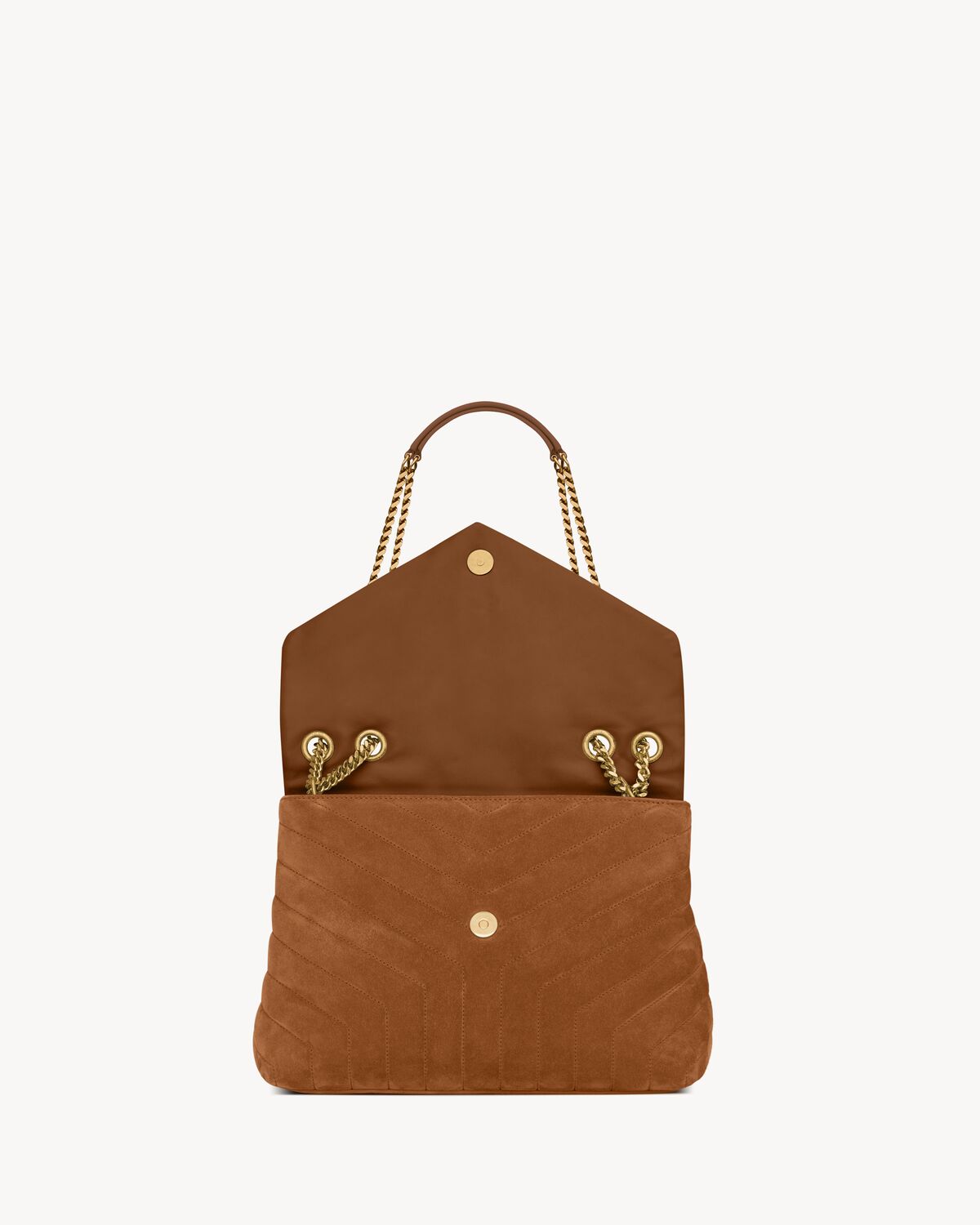 Replicate YSL Loulou Medium in Quilted Suede(1:1 replica)