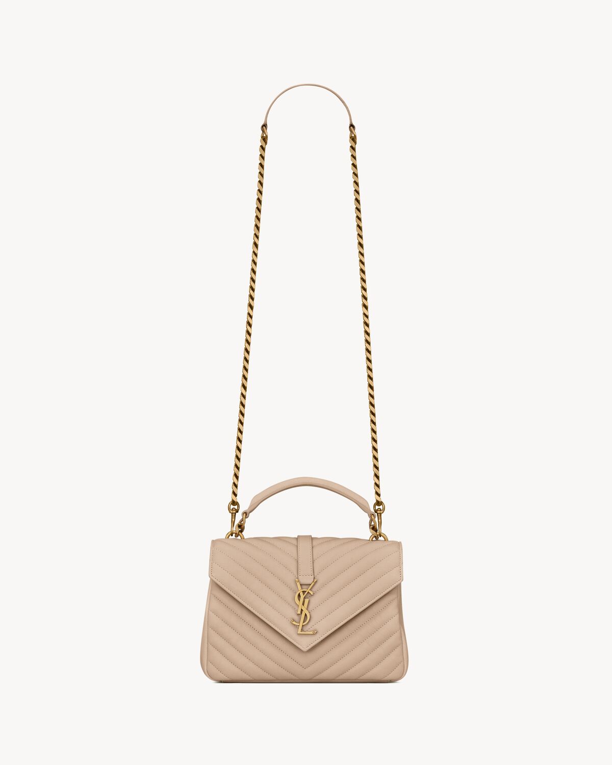 Replicate YSL College Medium in Quilted Leather(1:1 replica)