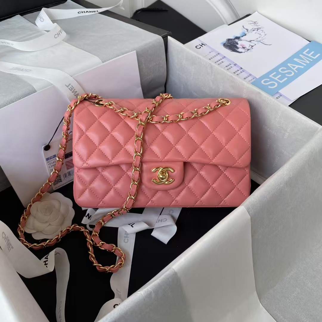 Replicate Chanel Small Classic Handbag Gold Hardware(1:1 replica)