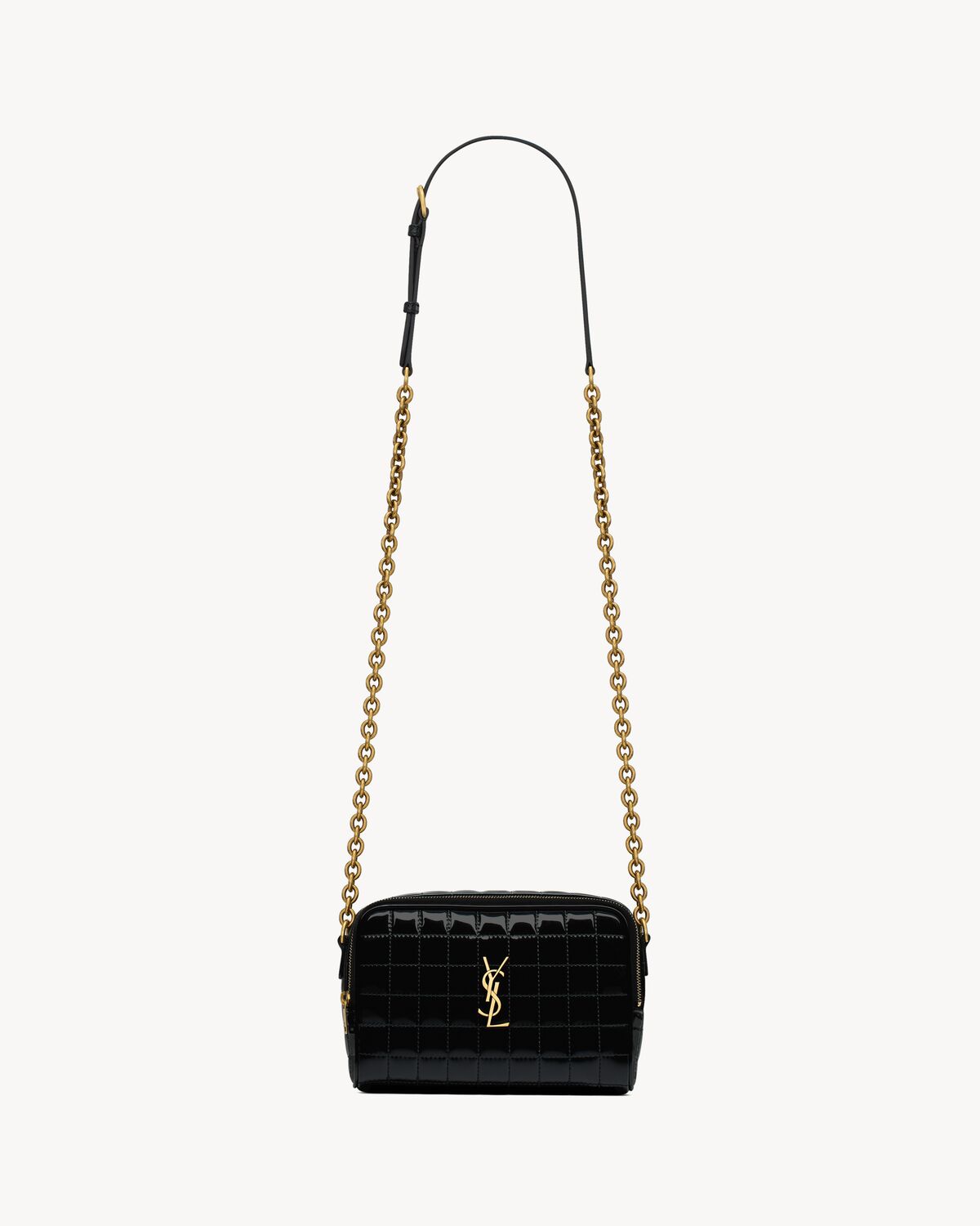 Replicate YSL Cassandre Matelassé Carré Camera Bag in Shiny Canvas(1:1 replica)