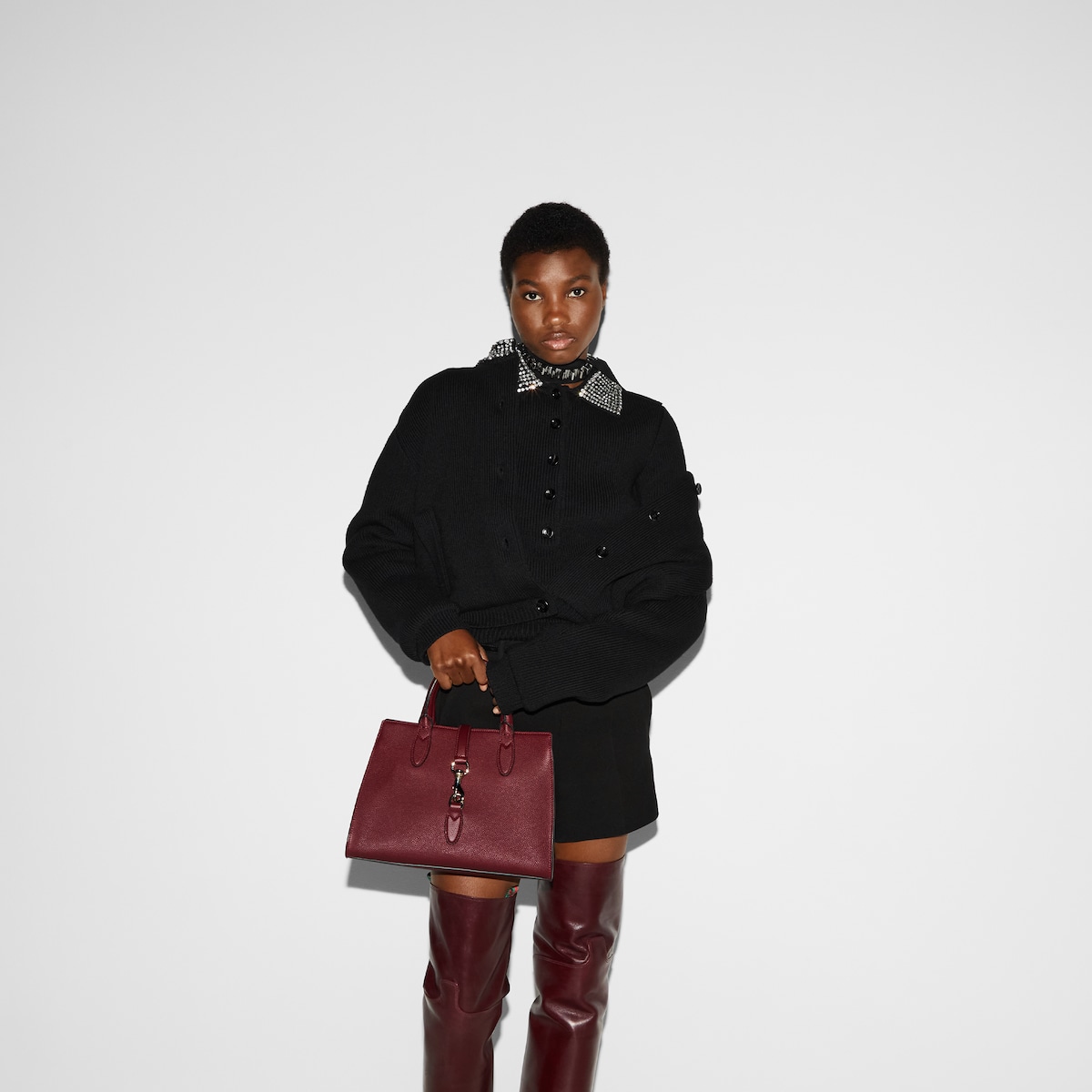 Replicate Medium Tote Bag With Hook Closure(1:1 replica)