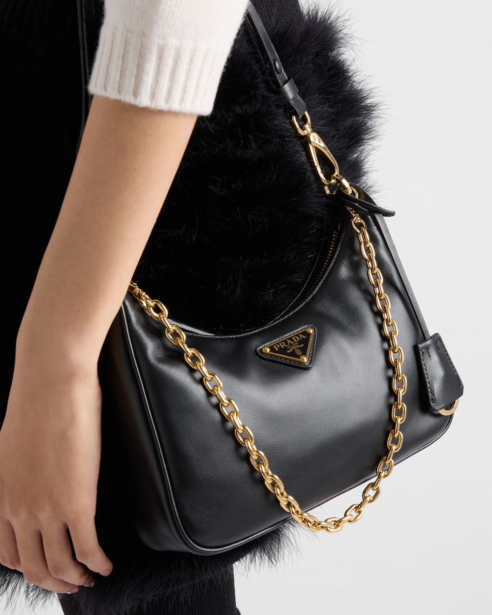 Replicate Prada Re-Edition Leather Mini-Bag(1:1 replica)