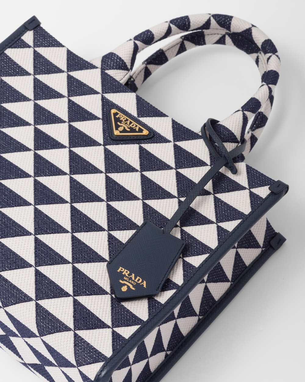 Replicate Small Prada Symbole Embroidered Fabric Handbag(1:1 replica)