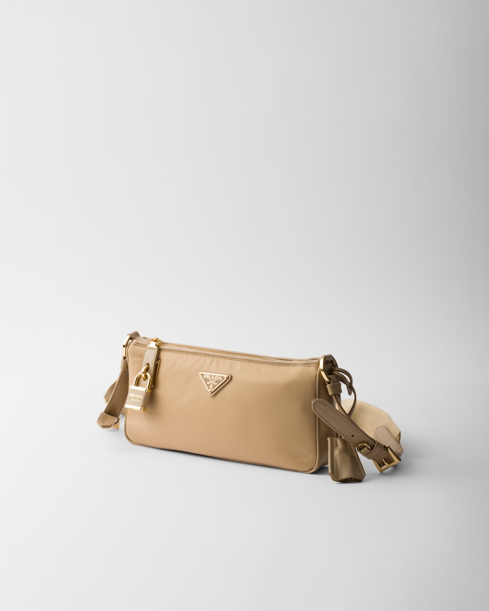 Replicate Small Re-Nylon and Leather Shoulder Bag(1:1 replica)