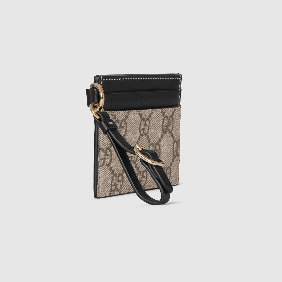 Replicate GG Emblem Card Case With Strap(1:1 replica)