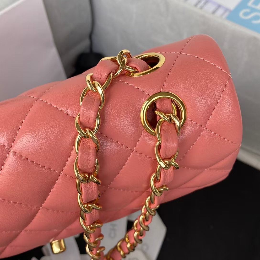 Replicate Chanel Small Classic Handbag Gold Hardware(1:1 replica)