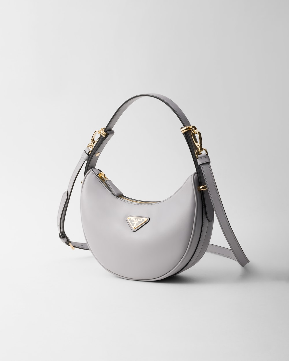 Replicate Prada Arqué Small Leather Shoulder Bag(1:1 replica)