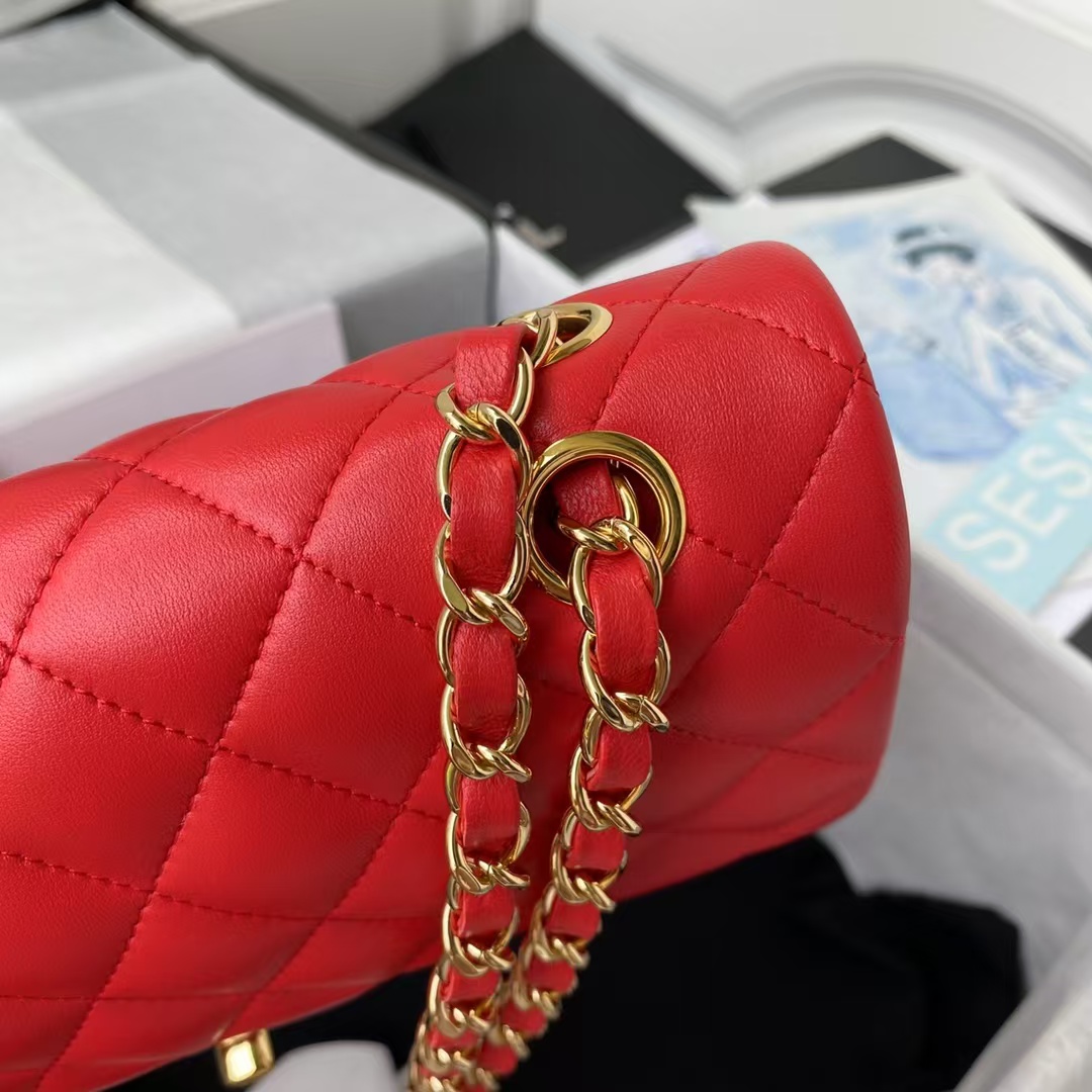 Replicate Chanel Small Classic Handbag Gold Hardware(1:1 replica)
