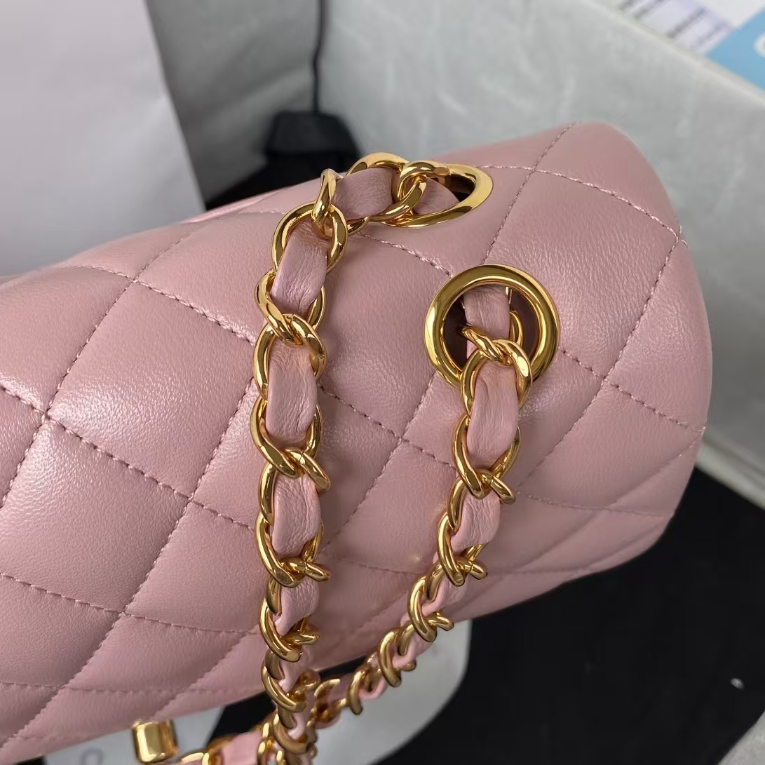 Replicate Chanel Small Classic Handbag Gold Hardware(1:1 replica)