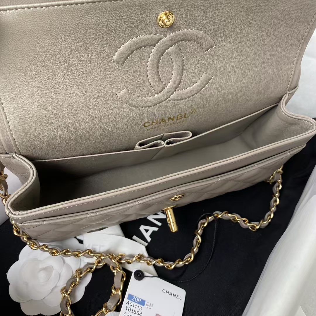 Replicate Chanel Small Classic Handbag Gold Hardware(1:1 replica)
