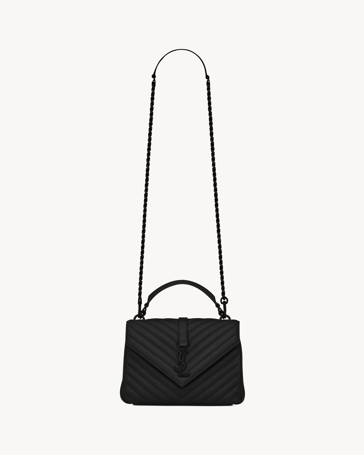 Replicate YSL College Medium in Quilted Leather(1:1 replica)