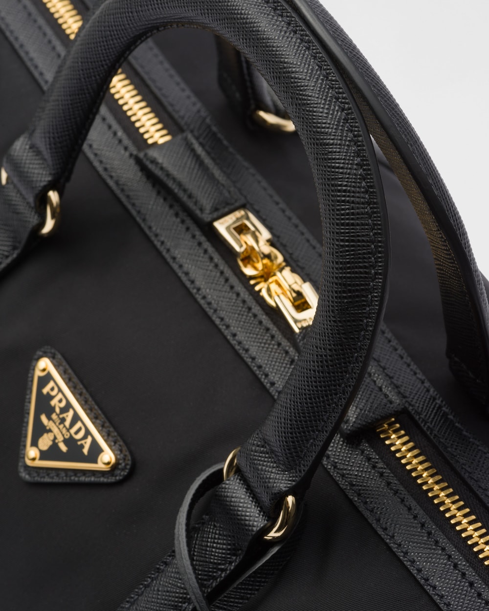Replicate Prada Re-Edition 1978 Medium Re-Nylon and Saffiano Leather Top-Handle Bag(1:1 replica)
