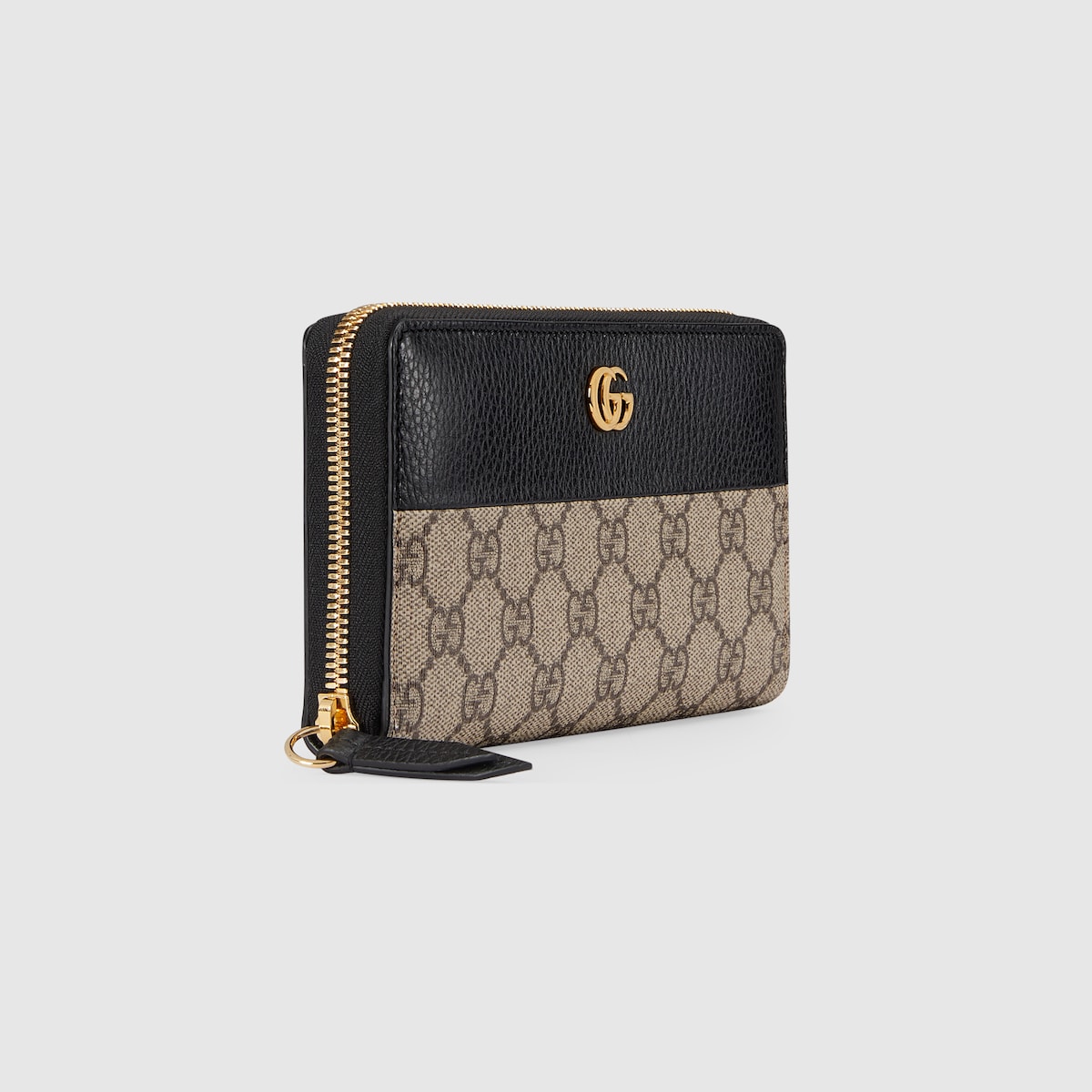 Replicate GG Marmont Bi-Color Zip Around Wallet(1:1 replica)