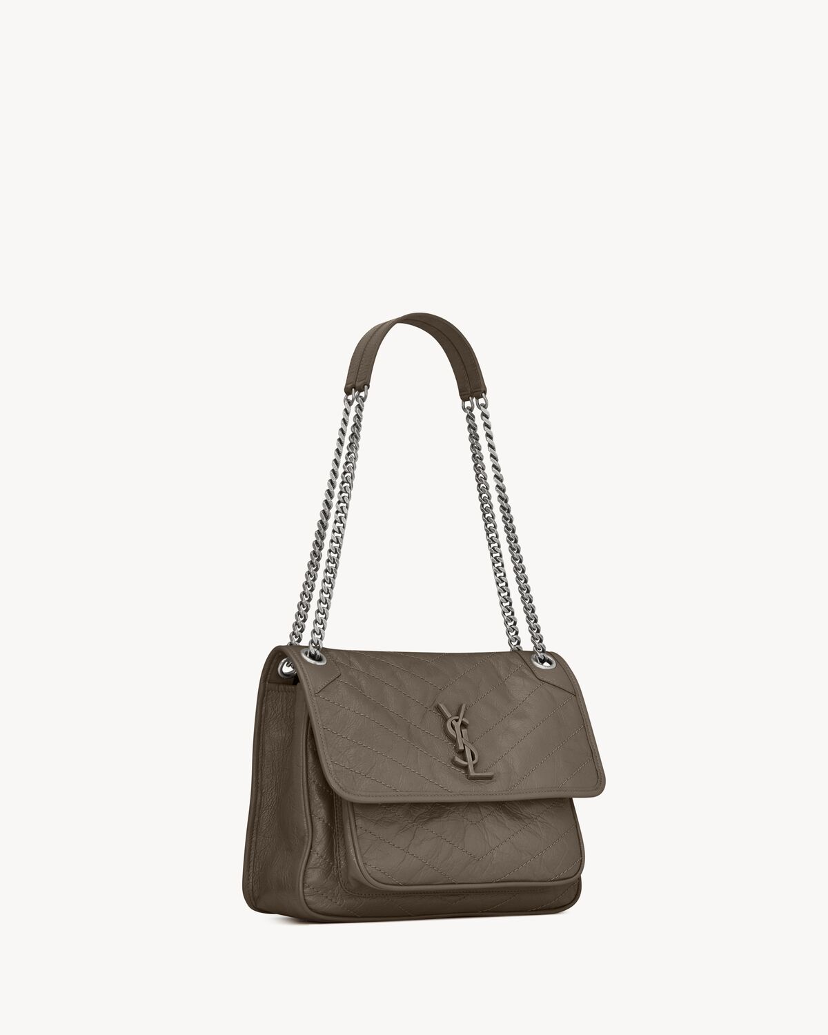 Replicate YSL Niki Medium in Vintage Leather(1:1 replica)