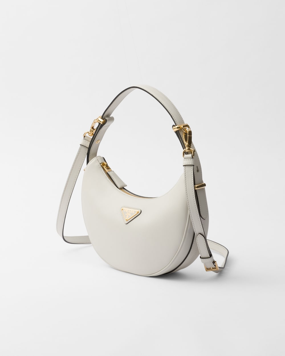 Replicate Prada Arqué Small Leather Shoulder Bag(1:1 replica)