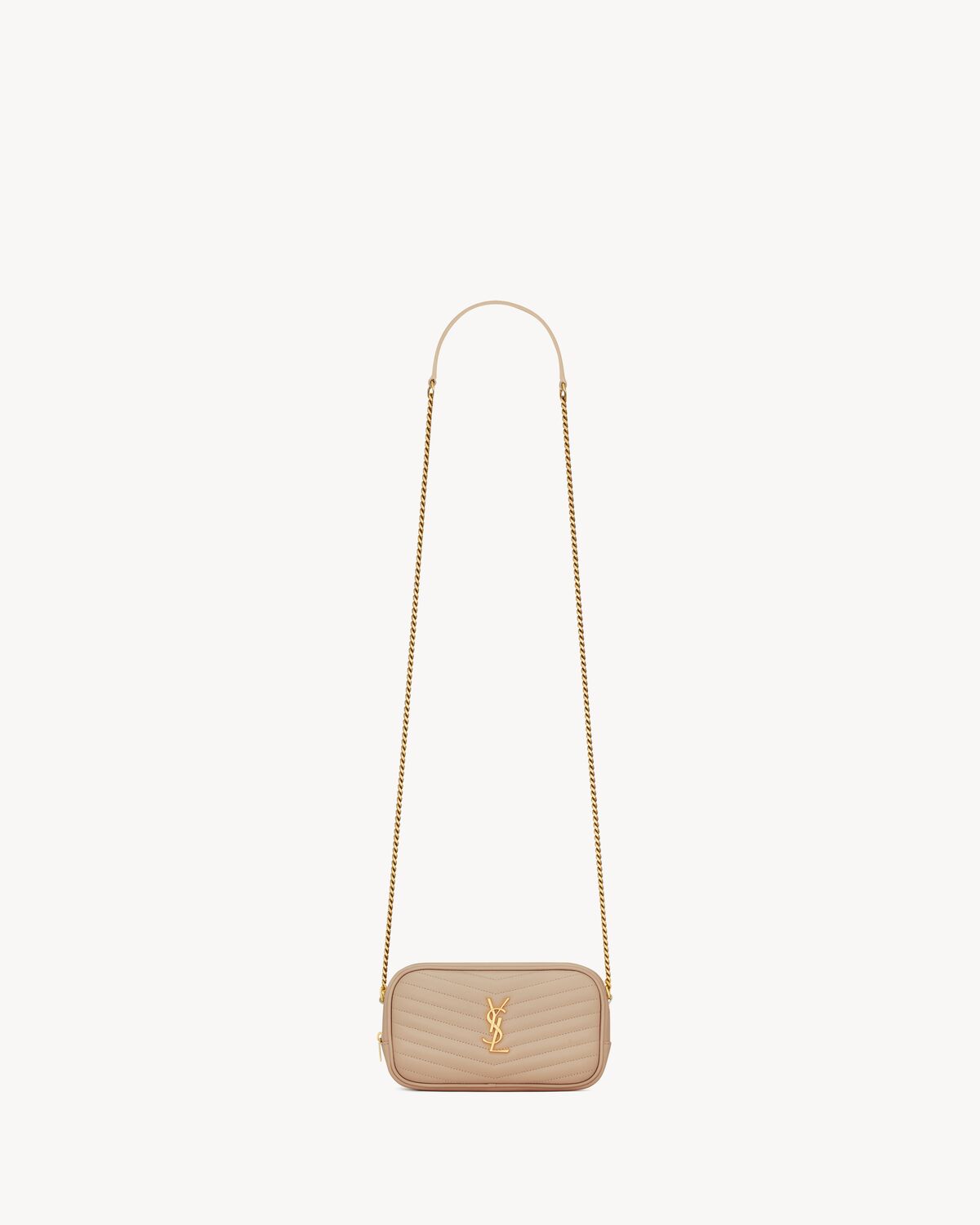 Replicate YSL Mini Lou In Quilted Leather(1:1 replica)