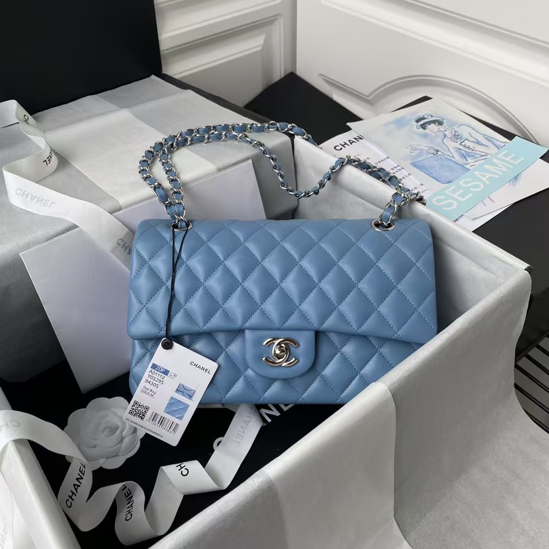 Replicate Chanel Classic 11.12 Handbag Silver Hardware(1:1 replica)