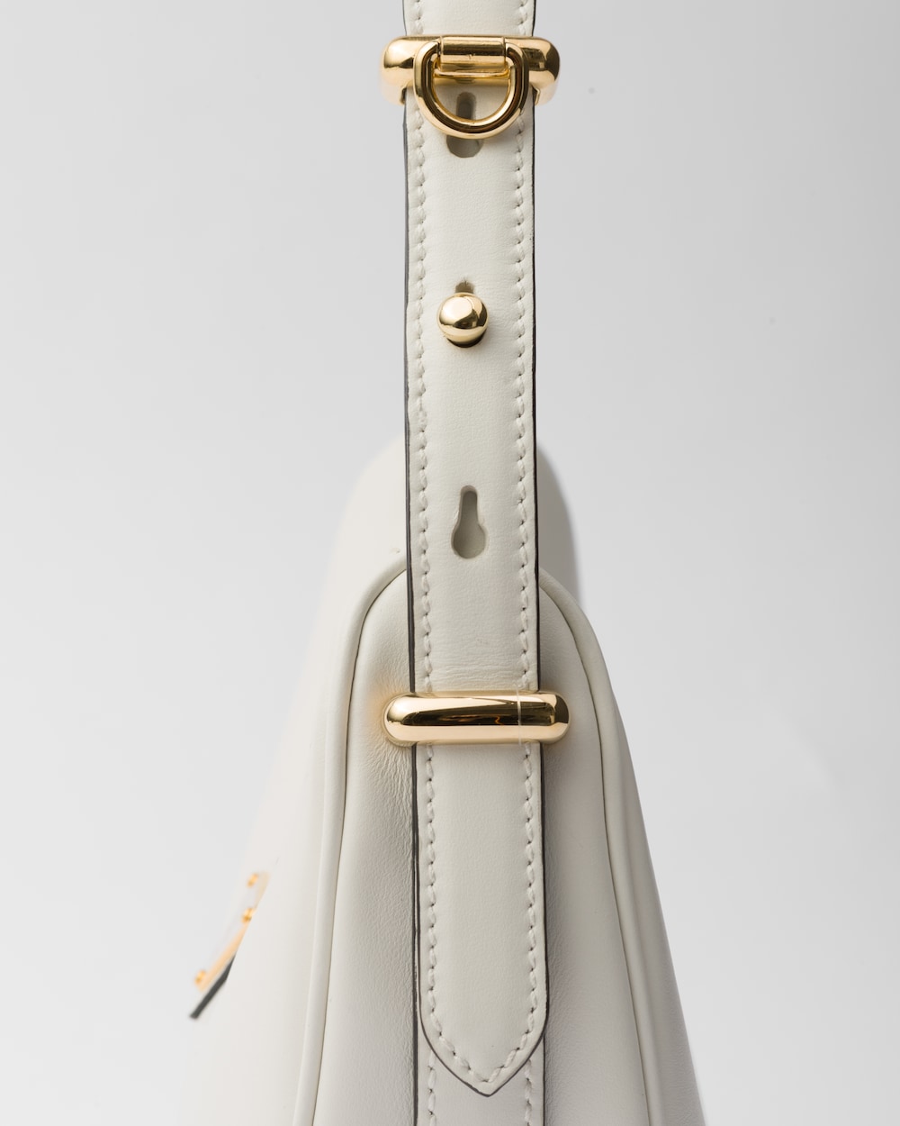 Replicate Prada Arqué Small Leather Shoulder Bag(1:1 replica)