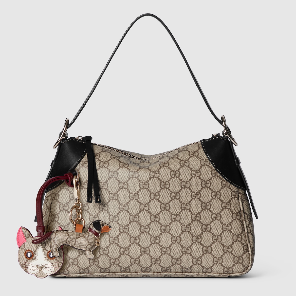 Replicate GG Emblem Medium Shoulder Bag(1:1 replica)