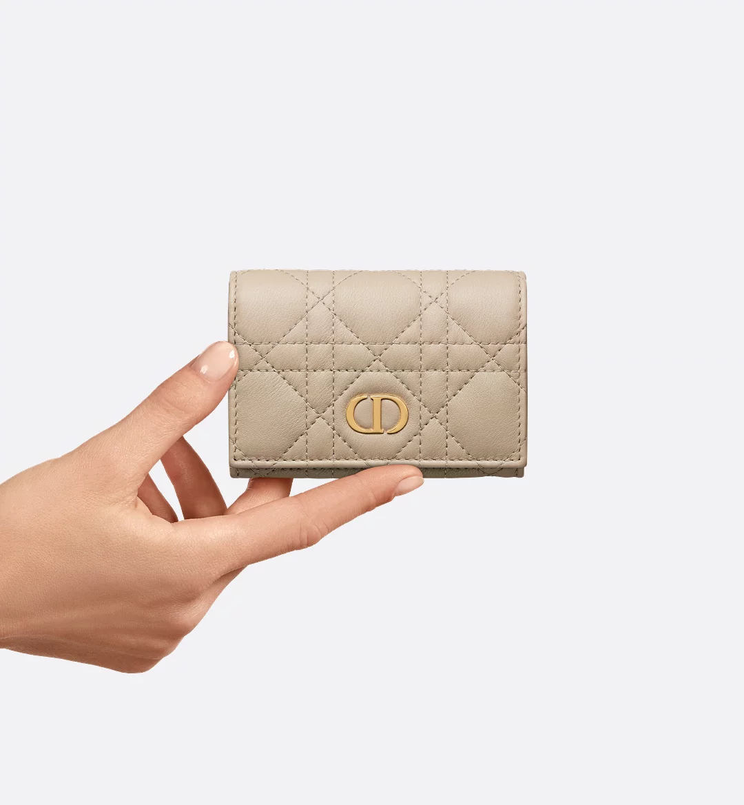 Replicate Dior Caro Glycine Wallet(1:1 replica)