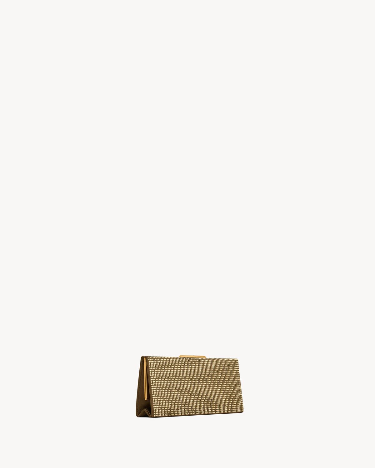 Replicate YSL Midnight Small Clutch In Silk Satin And Crystals(1:1 replica)