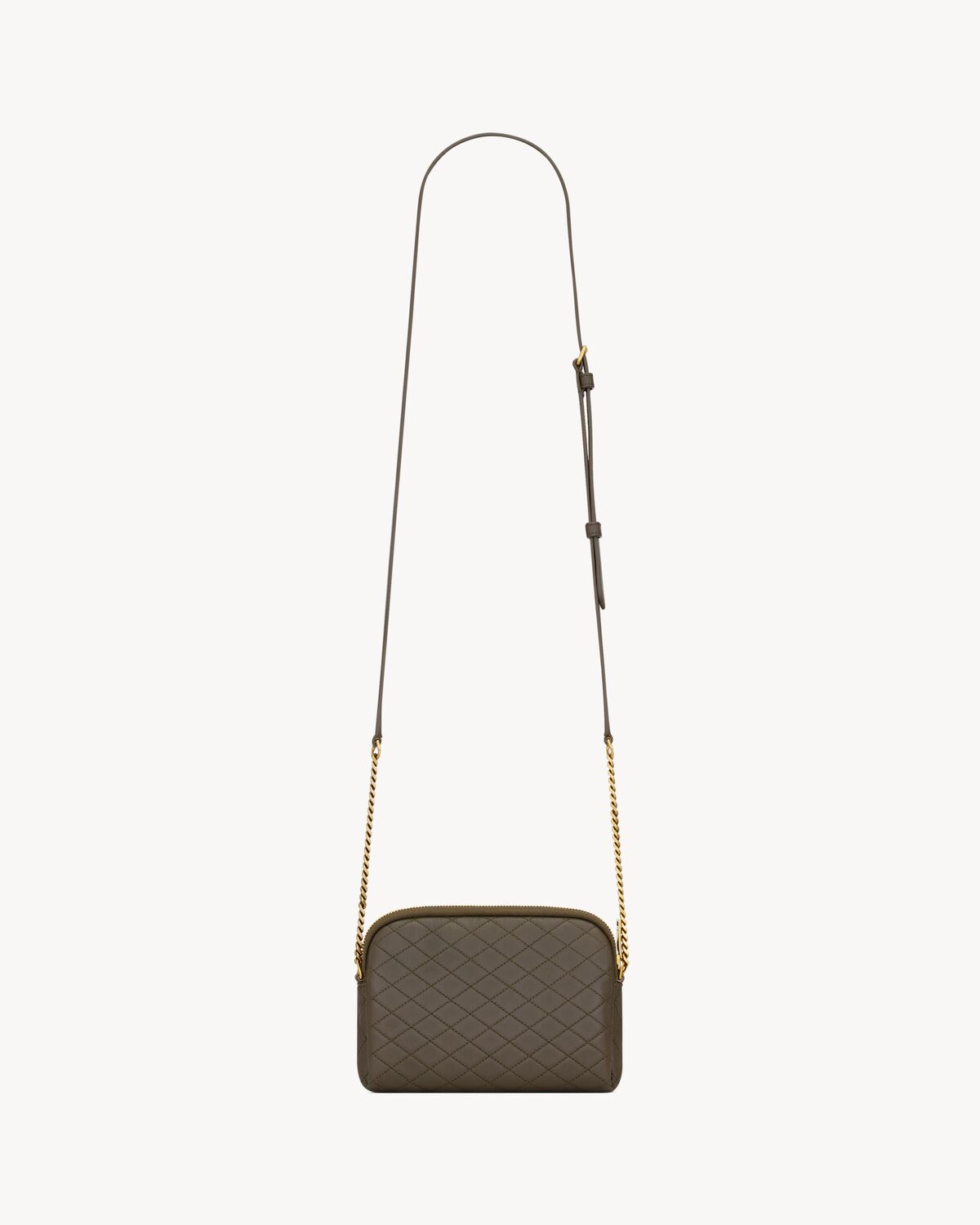 Replicate YSL Gaby Zipped Pouch in Quilted Lambskin(1:1 replica)