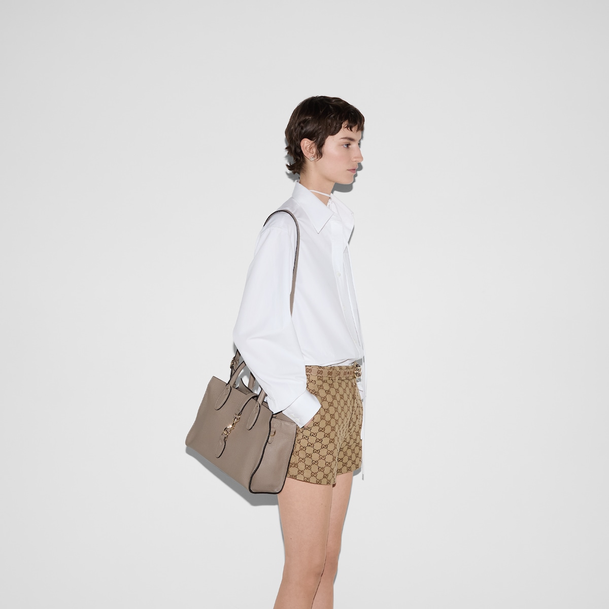 Replicate Medium Tote Bag With Hook Closure(1:1 replica)