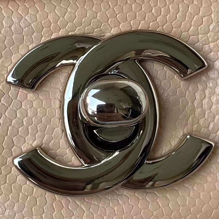 Replicate Chanel Small Classic Handbag Caviar Silver Hardware(1:1 replica)