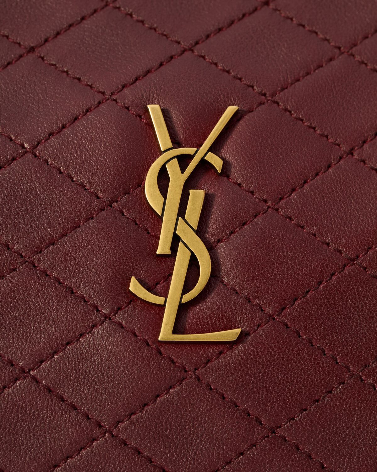 Replicate YSL Gaby Zipped Pouch in Quilted Lambskin(1:1 replica)