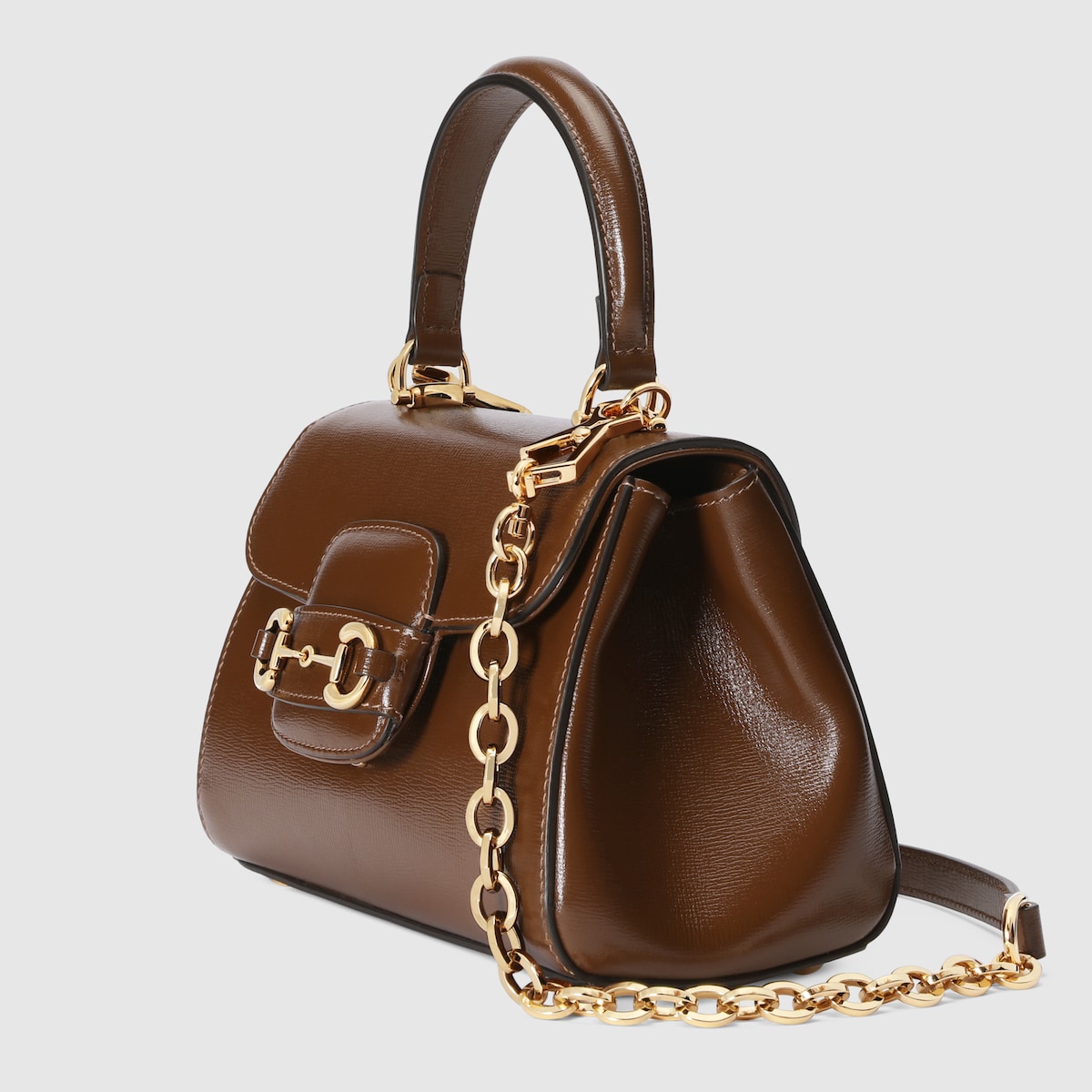 Replicate Gucci Horsebit 1955 Mini Top Handle Bag(1:1 replica)