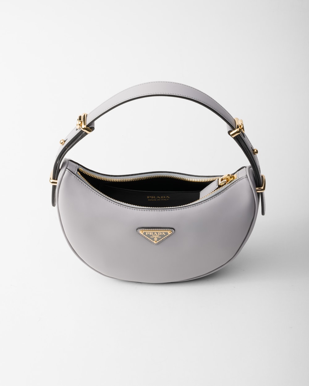 Replicate Prada Arqué Small Leather Shoulder Bag(1:1 replica)