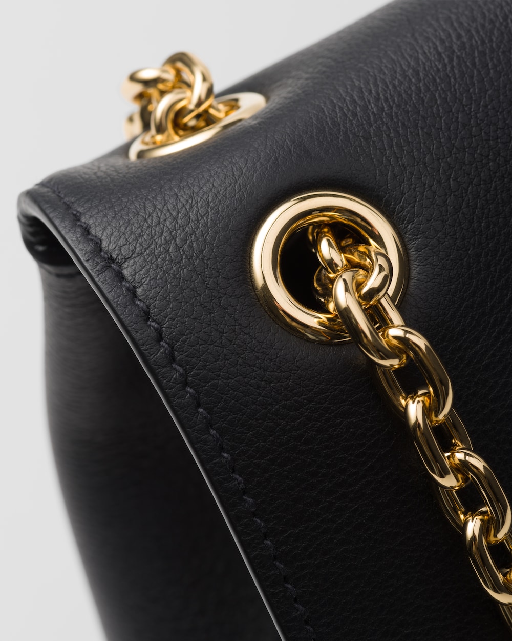 Replicate Prada Doux Medium Leather Shoulder Bag(1:1 replica)