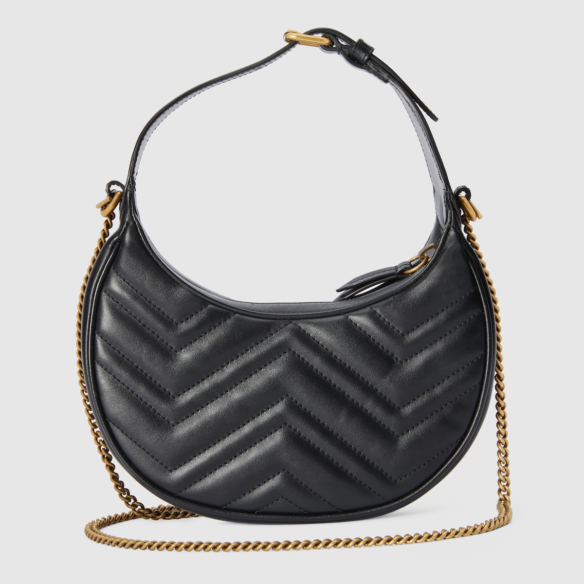 Replicate GG Marmont Half-Moon-Shaped Mini Bag(1:1 replica)
