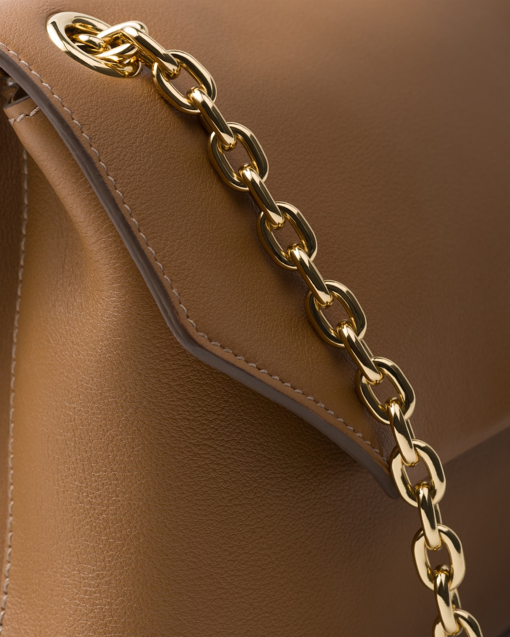 Replicate Prada Doux Medium Leather Shoulder Bag(1:1 replica)