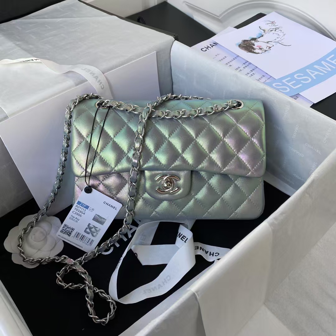 Replicate Chanel Small Classic Handbag Gradient Metal(1:1 replica)