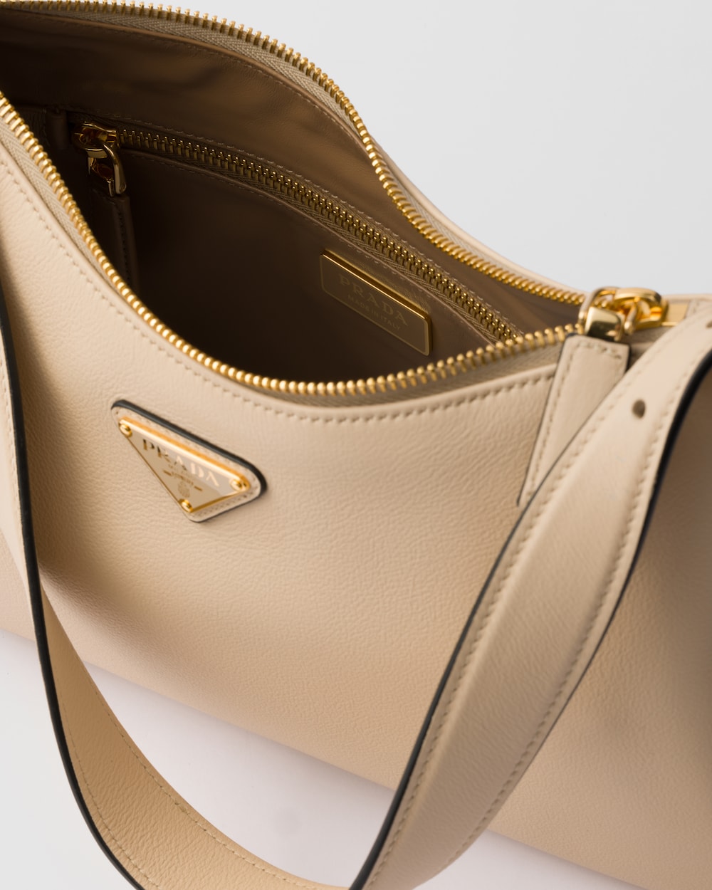 Replicate Prada Aimée Medium Leather Shoulder Bag(1:1 replica)