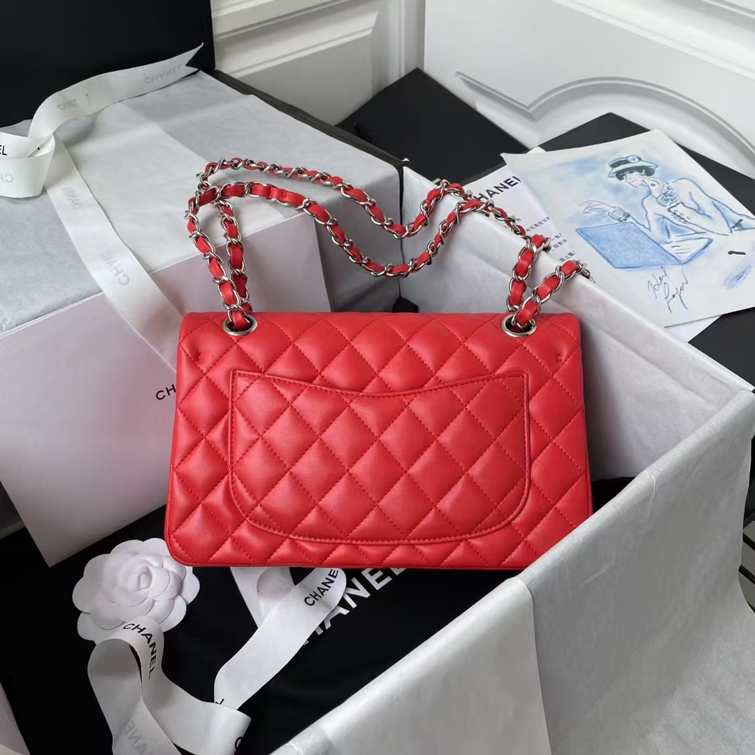 Replicate Chanel Small Classic Handbag Silver Hardware(1:1 replica)